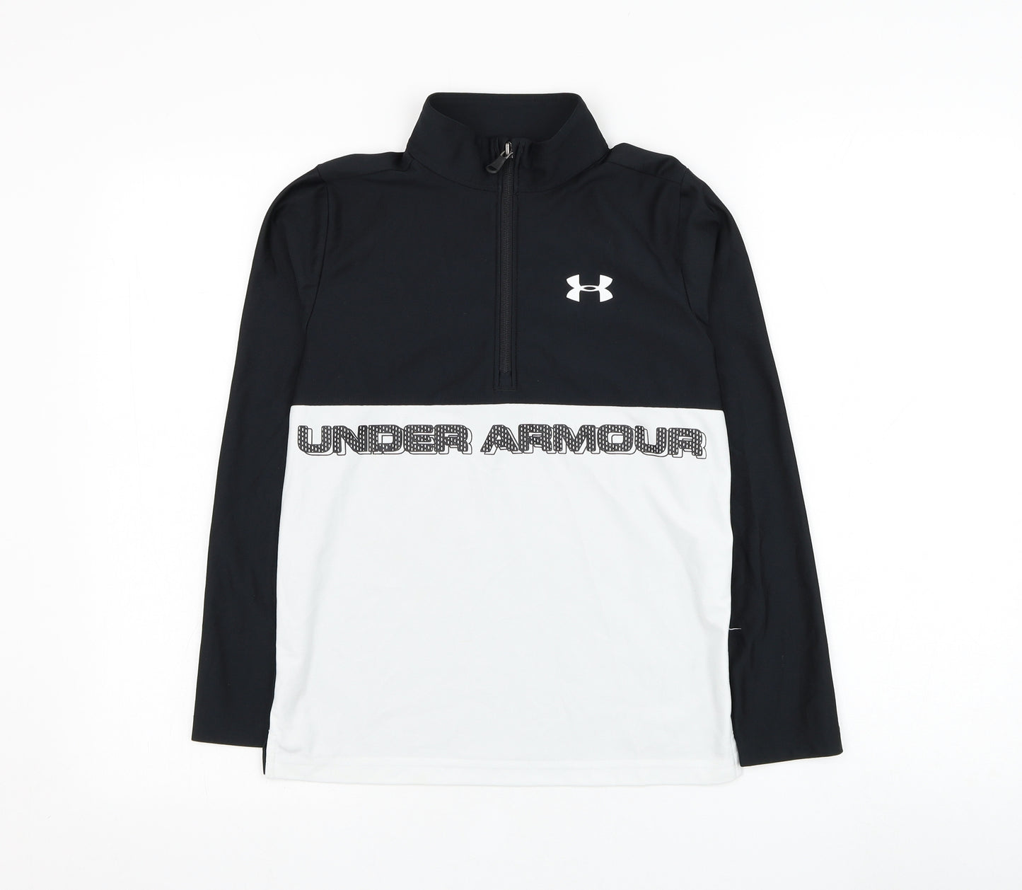 Under armour Boys Black  Polyester Pullover Sweatshirt Size M  Pullover