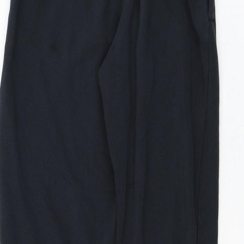ADIDA`S Boys Black  Cotton Jogger Trousers Size 9 Years  Regular Pullover