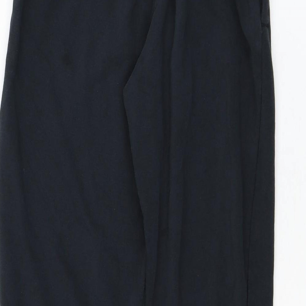 ADIDA`S Boys Black  Cotton Jogger Trousers Size 9 Years  Regular Pullover
