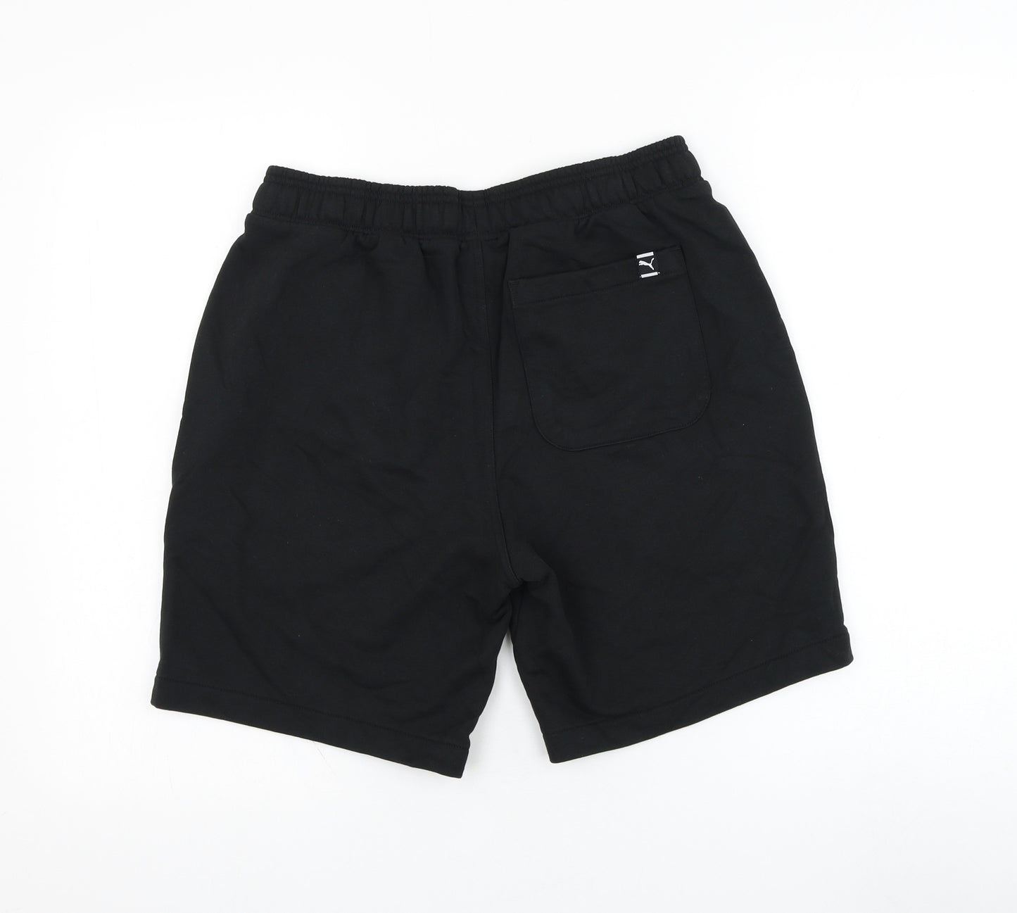 PUMA Mens Black  Cotton Sweat Shorts Size M L7 in Regular