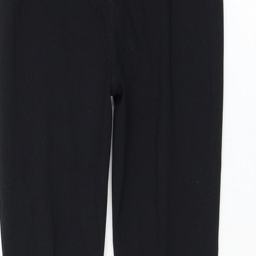 Dunnes Stores Girls Black  Polyester Jogger Trousers Size 9 Months  Regular Pullover - Leggings, Mesh accent