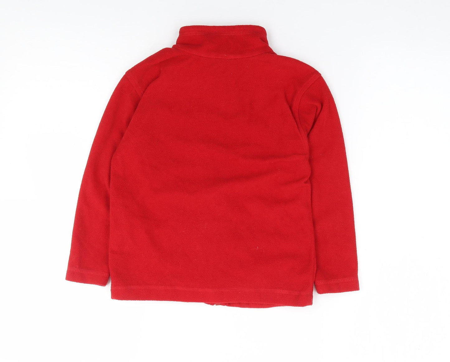 Regatta Boys Red  Polyester Full Zip Hoodie Size 3-4 Years  Zip