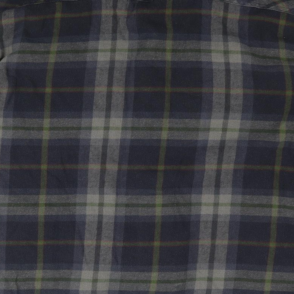F&F Mens Green Plaid  Jacket Coatigan Size 3XL  Button