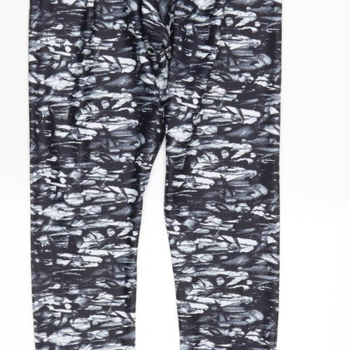 Preworn Womens Black  Polyester Jegging Trousers Size 8 L24 in Regular