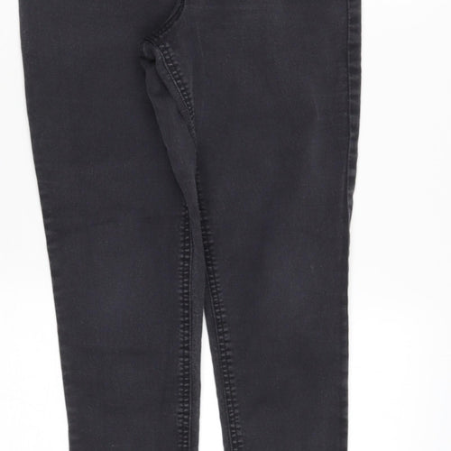 TESCO Womens Black  Cotton Skinny Jeans Size 10 L26 in Regular
