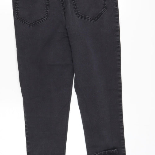 TESCO Womens Black  Cotton Skinny Jeans Size 10 L26 in Regular