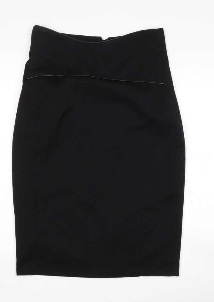 DUNNES STORES  Womens Black  Polyester Pettiskirt Skirt Size 12