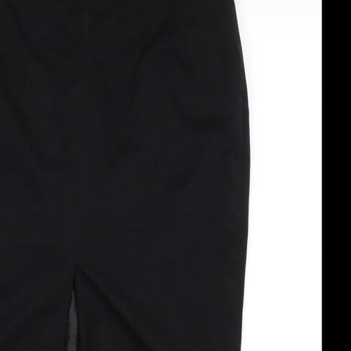 DUNNES STORES  Womens Black  Polyester Pettiskirt Skirt Size 12