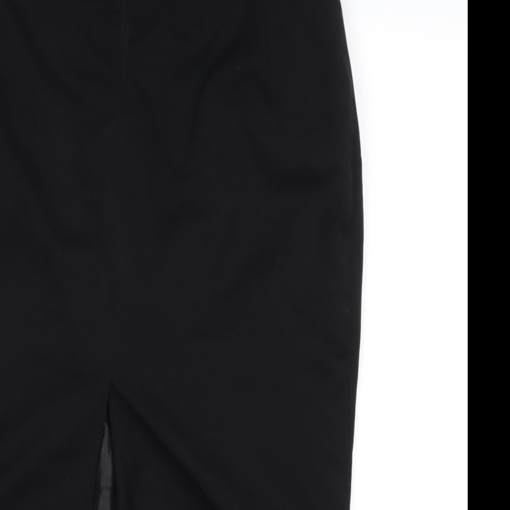 DUNNES STORES  Womens Black  Polyester Pettiskirt Skirt Size 12