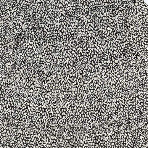 Alfred Dunner Womens Multicoloured Geometric Polyester Fit & Flare  Size S  Round Neck Tie