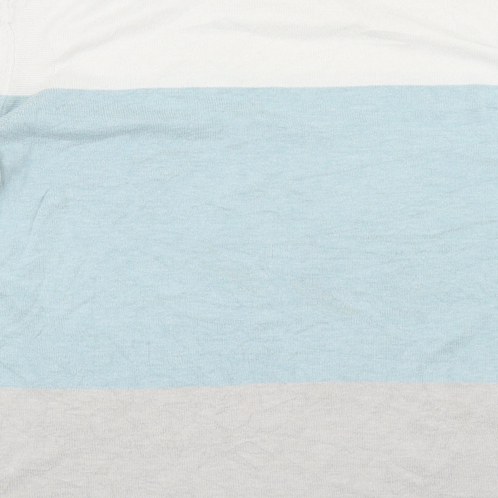 Barbour Womens Multicoloured Round Neck  Cotton Pullover Jumper Size 14