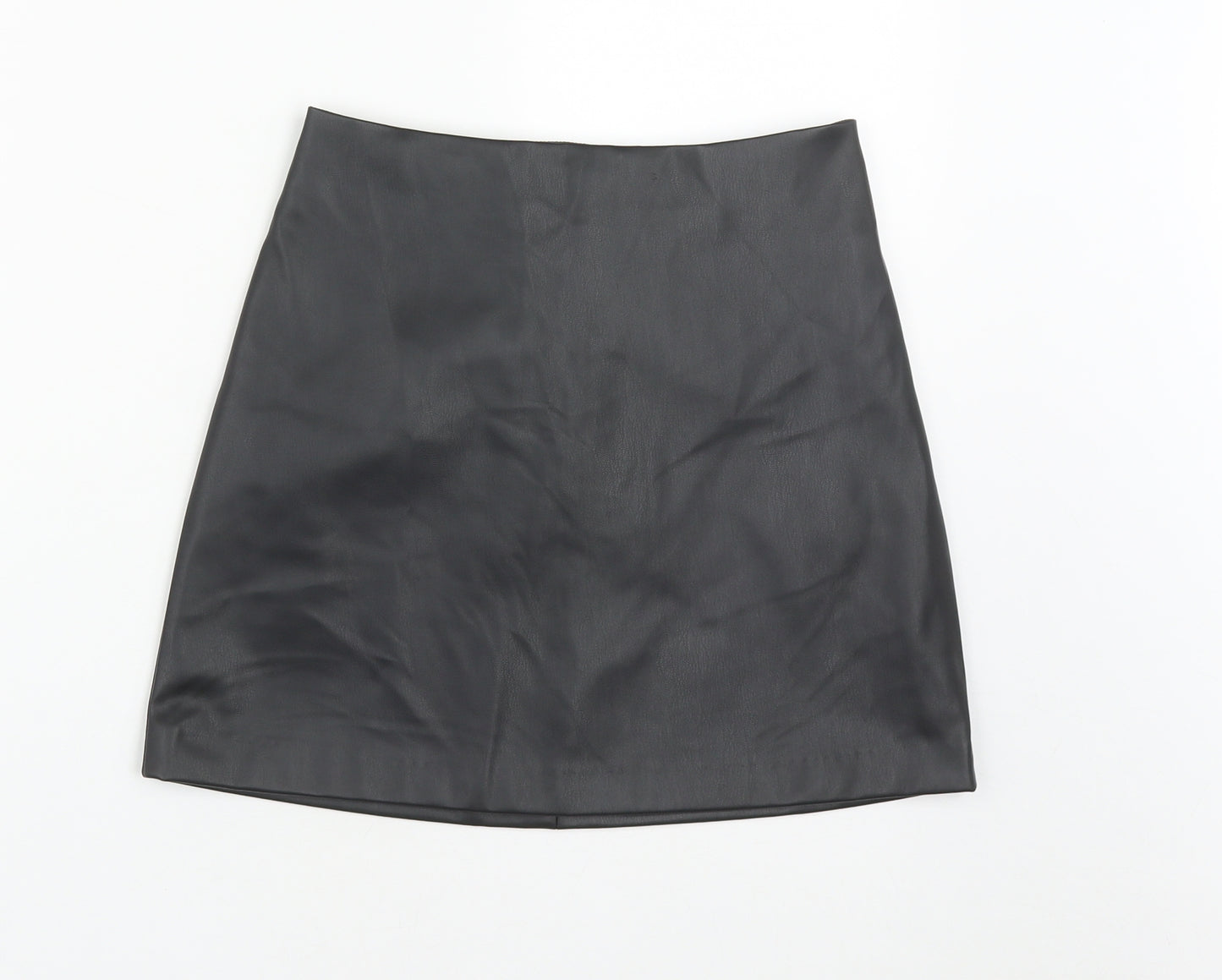 Monki Womens Black  Polyester Maxi Skirt Size 8   Zip