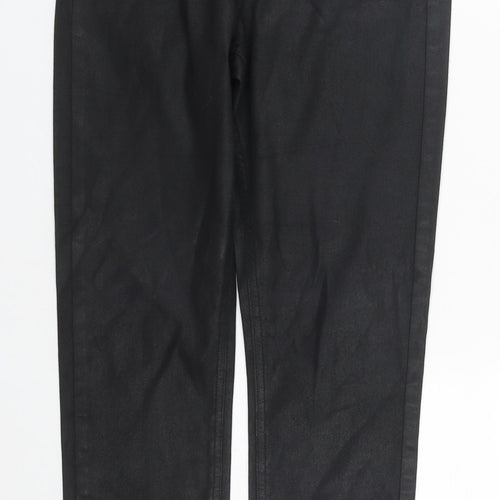 ASOS Womens Black  Cotton Straight Jeans Size 26 in L27 in Regular Zip