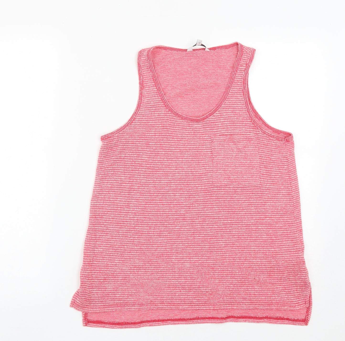 NEXT Womens Pink  Polyester Basic Tank Size 10 Round Neck