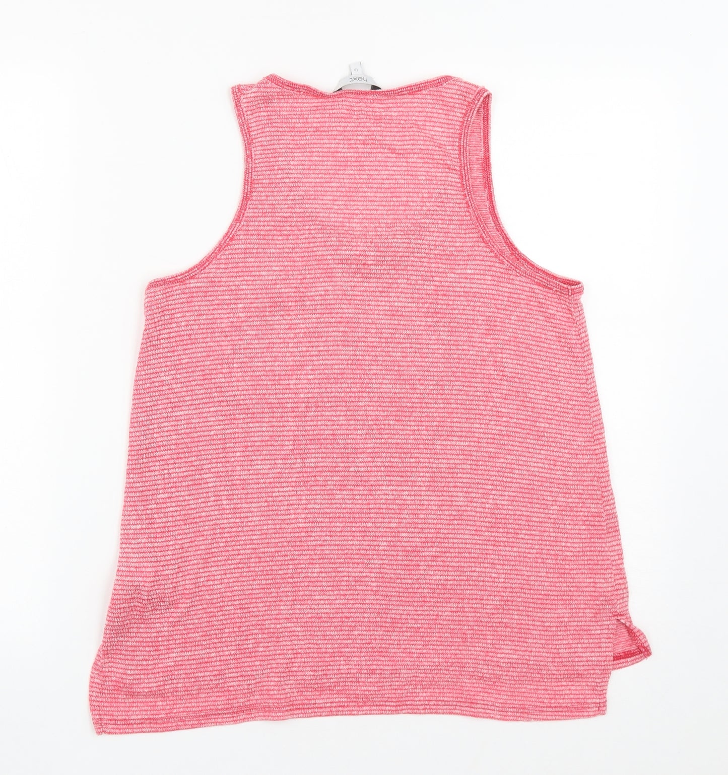 NEXT Womens Pink  Polyester Basic Tank Size 10 Round Neck