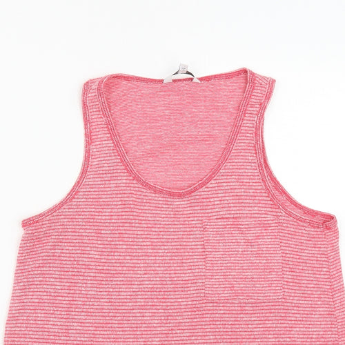 NEXT Womens Pink  Polyester Basic Tank Size 10 Round Neck