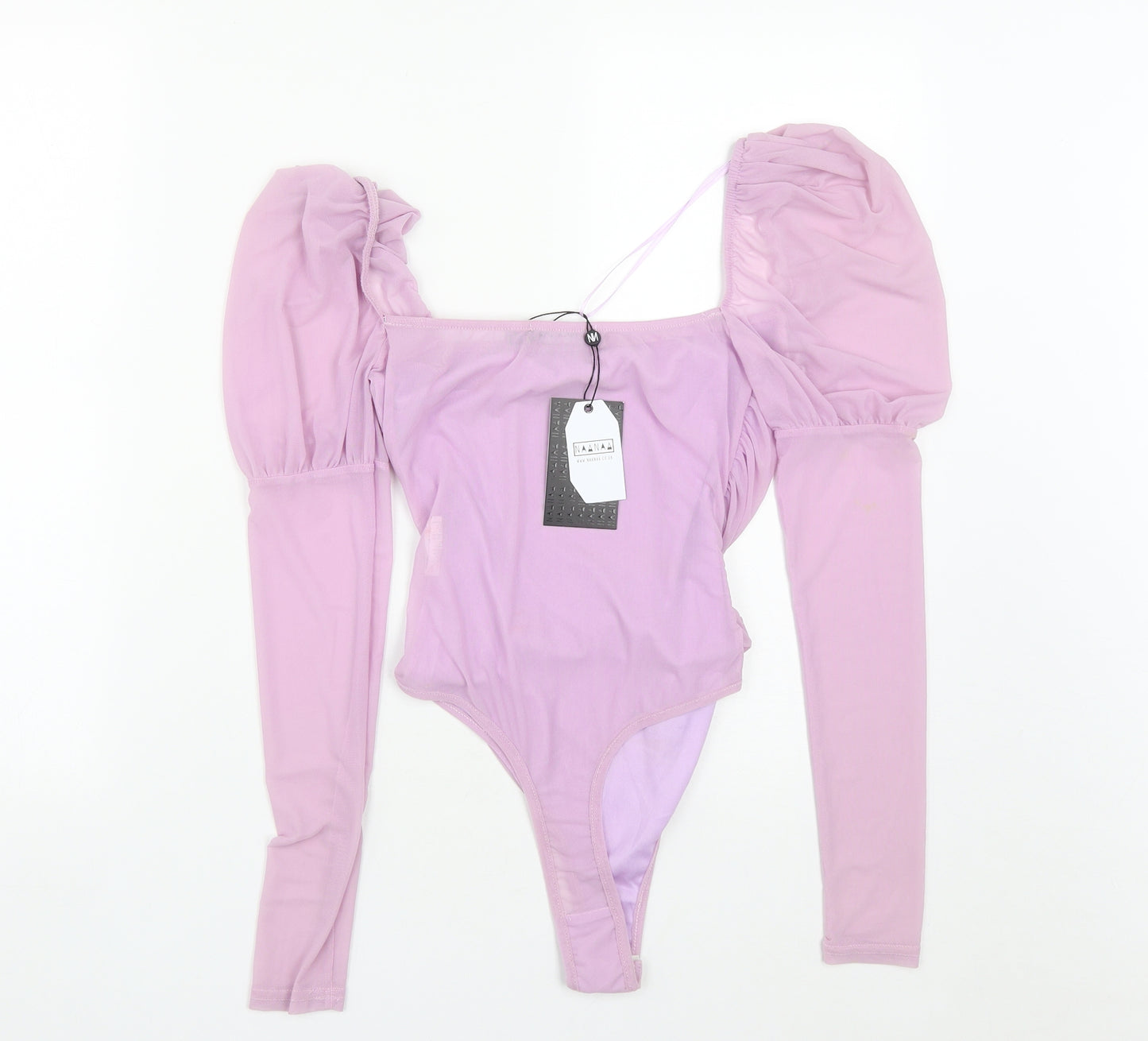 Nanana Womens Purple  Polyester Bodysuit One-Piece Size 8  Snap