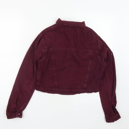 New Look Womens Red   Jacket  Size 10  Button