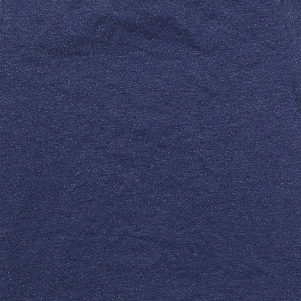 Revbel Boys Blue  Cotton Basic T-Shirt Size 6-7 Years Round Neck Pullover