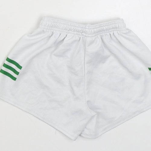 O'Neills Boys White  Polyester Sweat Shorts Size 3-4 Years  Regular Tie