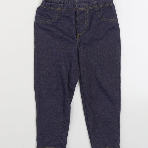 Carters Girls Blue  Cotton Jogger Jeans Size 24 Months