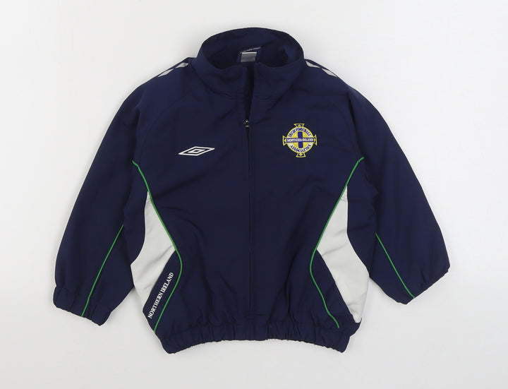 Umbro Boys Blue Jacket Size 2-3 Years Zip