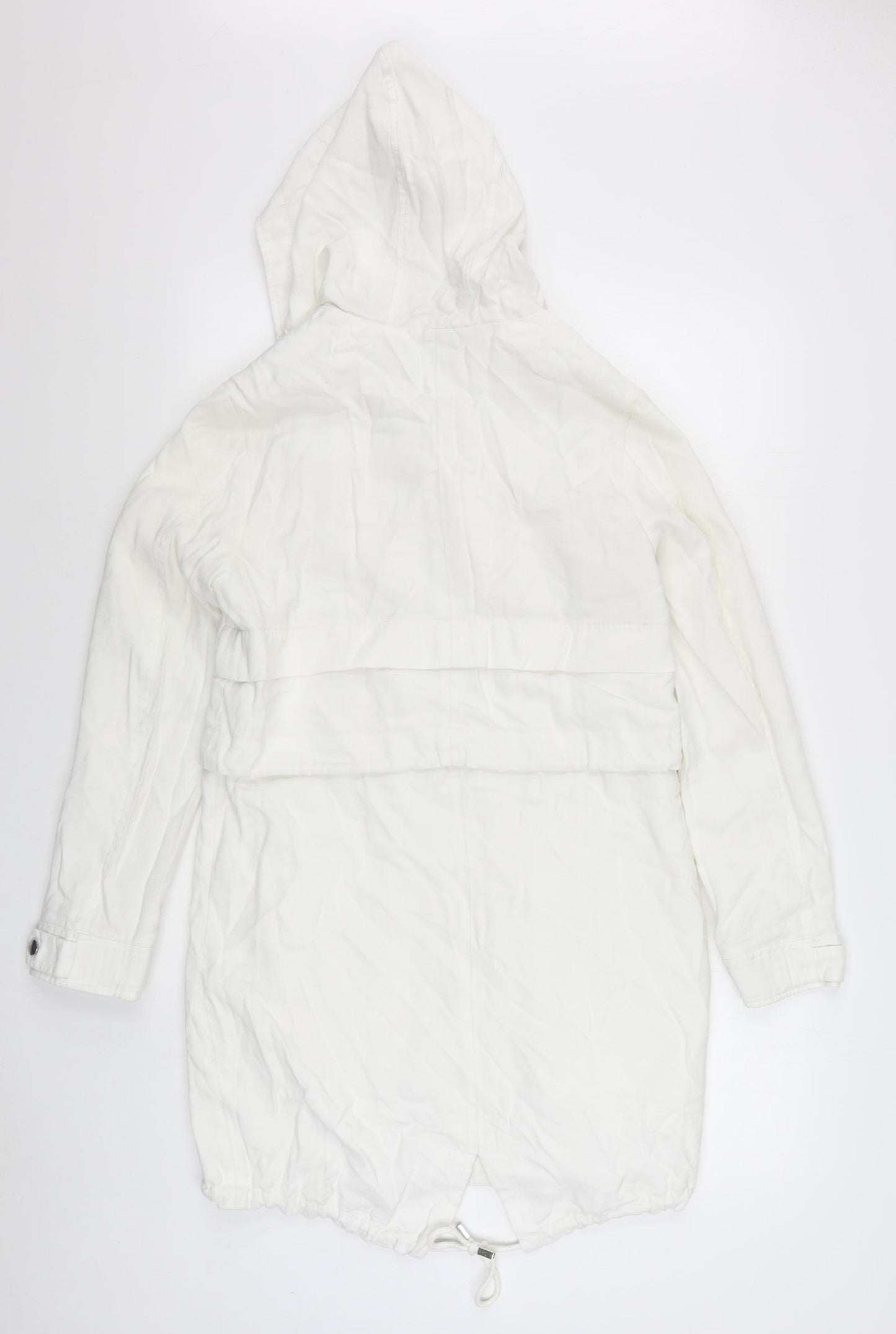 Gallery Womens White   Jacket  Size 10  Zip