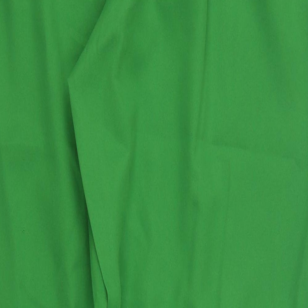 PRETTY LITTLE THING  Womens Green  Polyester Trousers  Size 16 L32 in Regular Zip