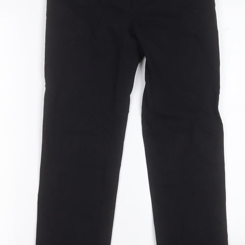 Isabel Marant Womens Black  Cotton Trousers  Size 12 L27 in Regular Hook & Eye