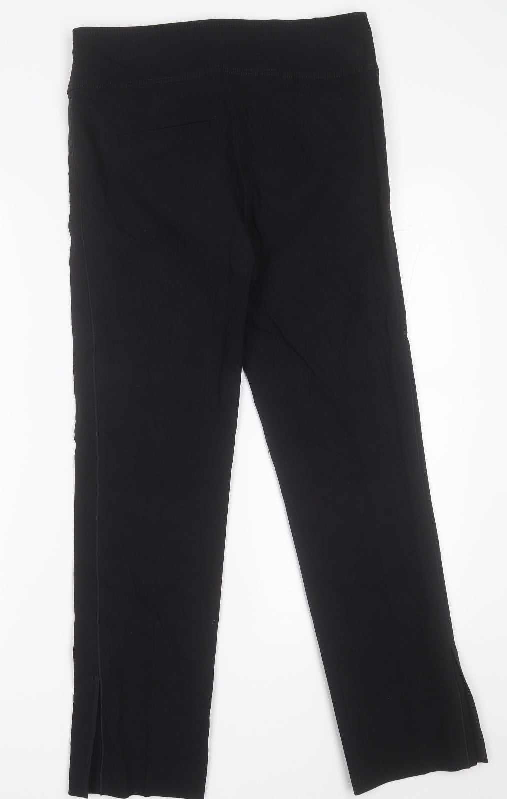 Isabel Marant Womens Black  Cotton Trousers  Size 12 L27 in Regular Hook & Eye
