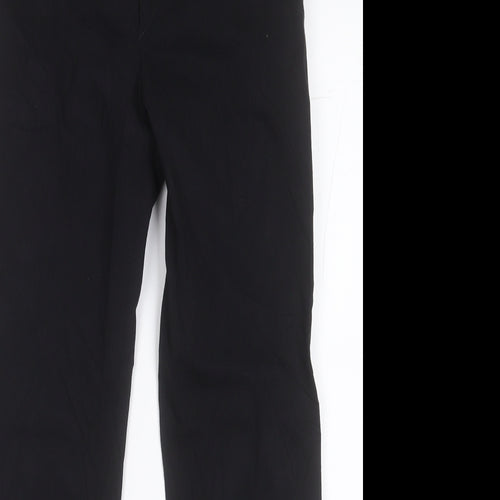 Isabel Marant Womens Black  Cotton Trousers  Size 12 L27 in Regular Hook & Eye