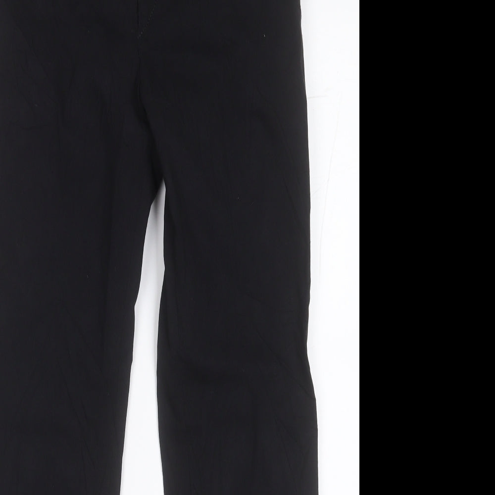 Isabel Marant Womens Black  Cotton Trousers  Size 12 L27 in Regular Hook & Eye