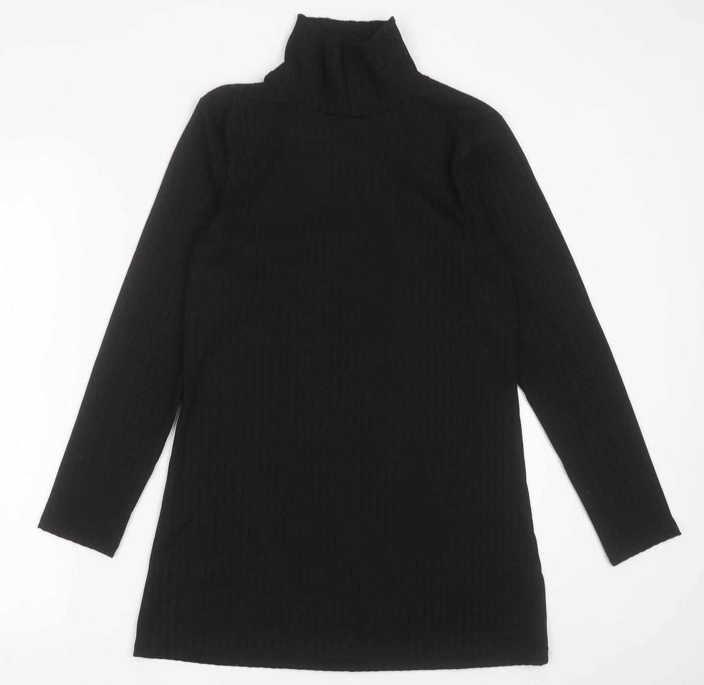 Principles Womens Black  Polyester A-Line  Size 12  High Neck Pullover