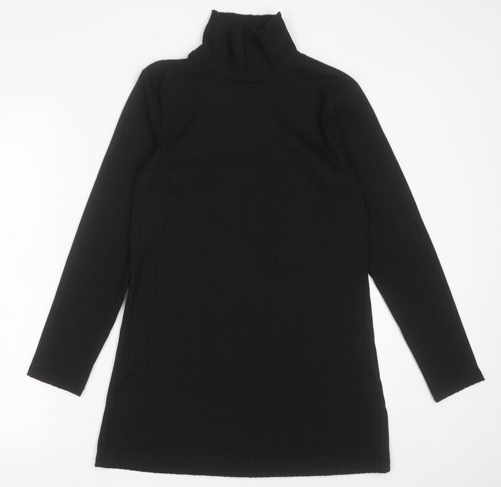 Principles Womens Black  Polyester A-Line  Size 12  High Neck Pullover