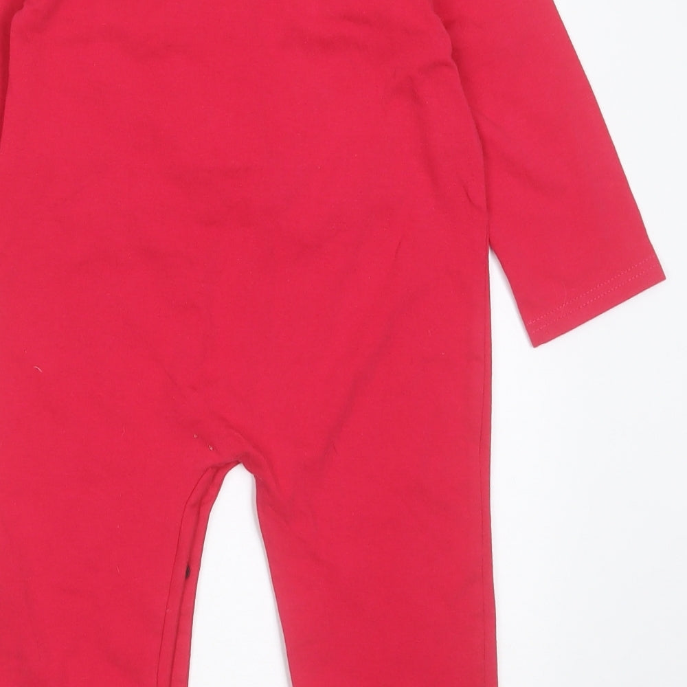 Preworn Girls Pink  Cotton Jumpsuit One-Piece Size 2 Years  Button