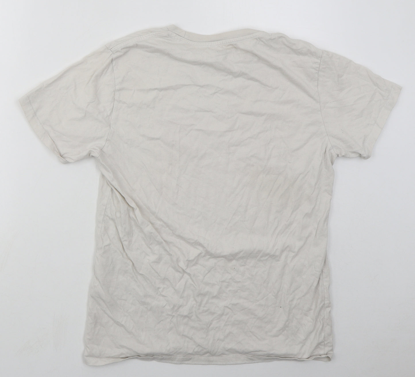 Levi's Mens White  Cotton  T-Shirt Size M Crew Neck