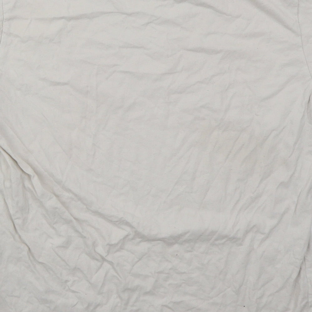 Levi's Mens White  Cotton  T-Shirt Size M Crew Neck