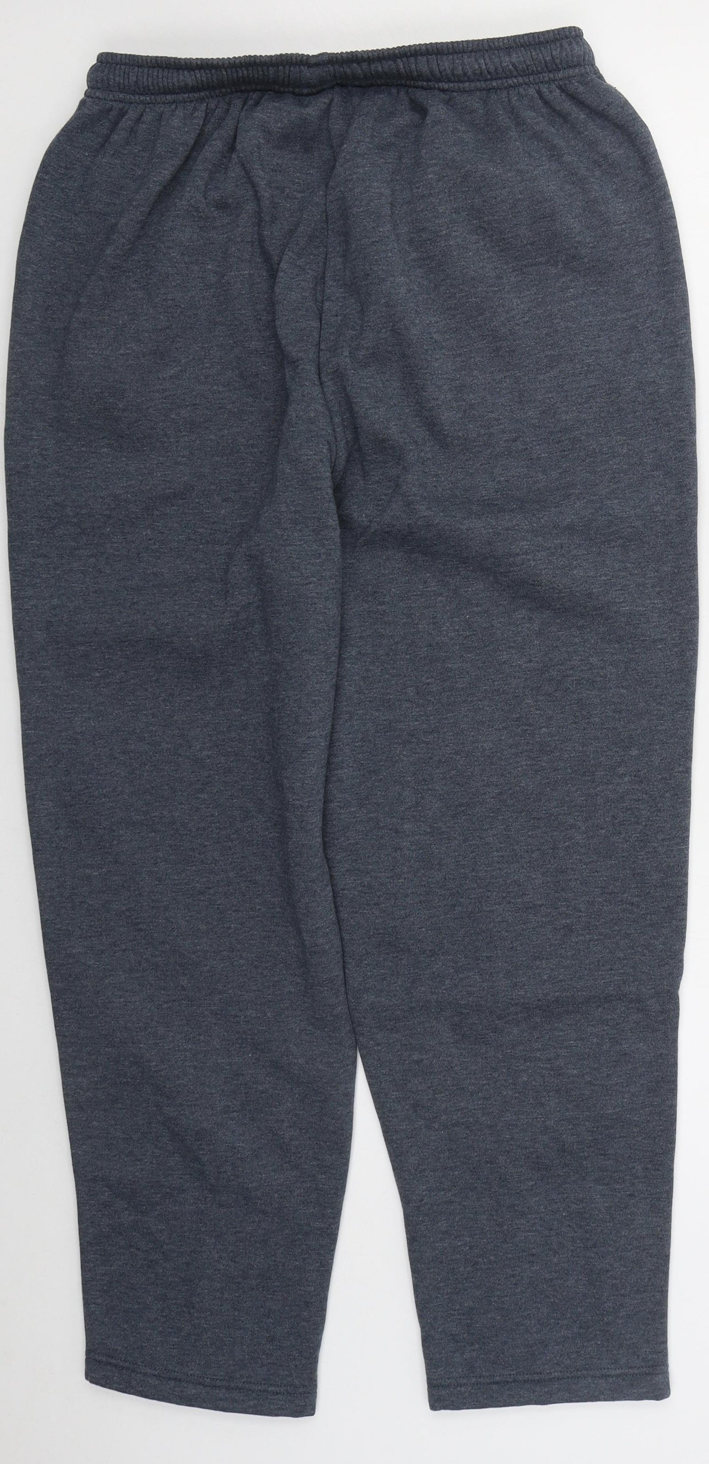 Damart Womens Blue  Polyester Sweatpants Trousers Size 16 L27 in Regular Drawstring