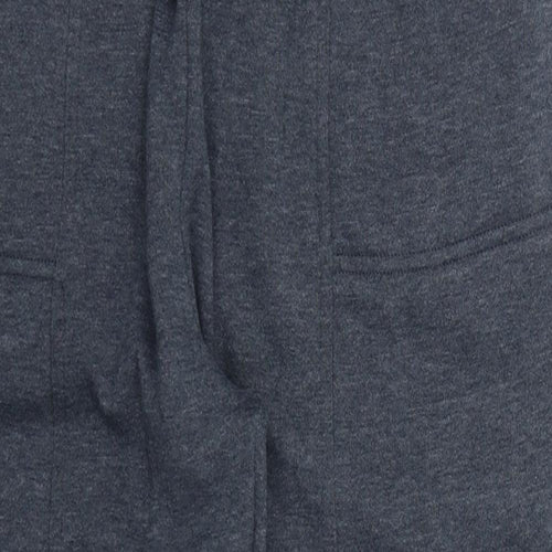 Damart Womens Blue  Polyester Sweatpants Trousers Size 16 L27 in Regular Drawstring