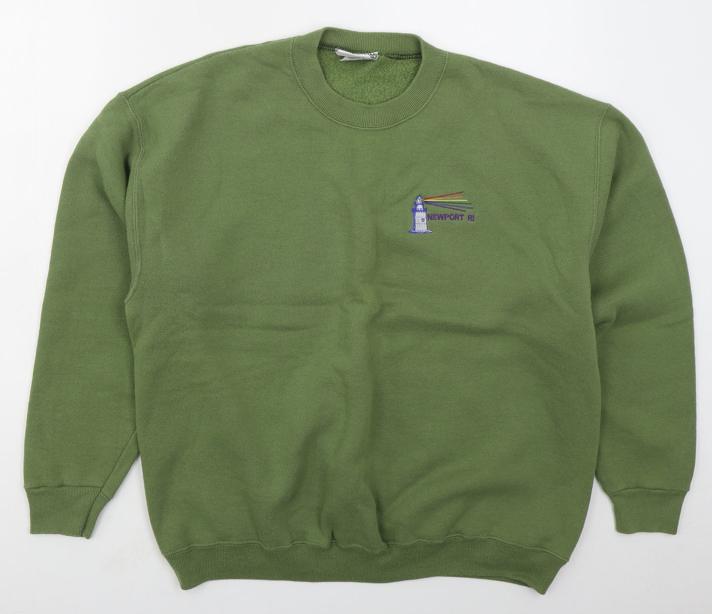 Lee Mens Green  Cotton Pullover Sweatshirt Size XL   - Newport RI
