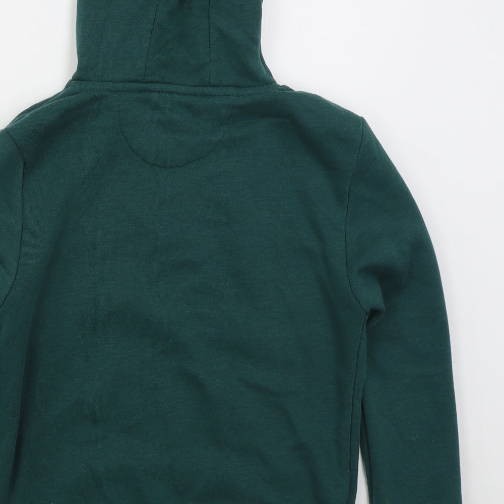Primark Boys Green  Cotton Pullover Hoodie Size 9-10 Years  Pullover - Icon