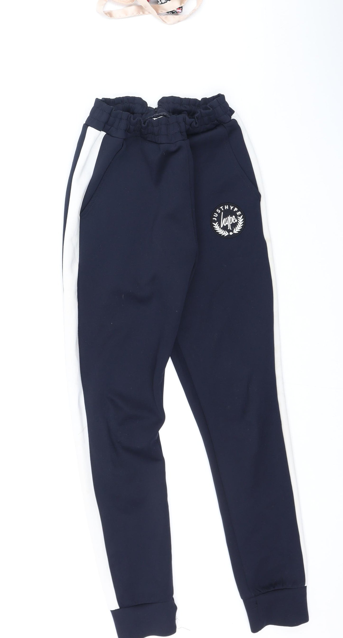 Hype Boys Blue  Polyester Jogger Trousers Size 11-12 Years  Regular