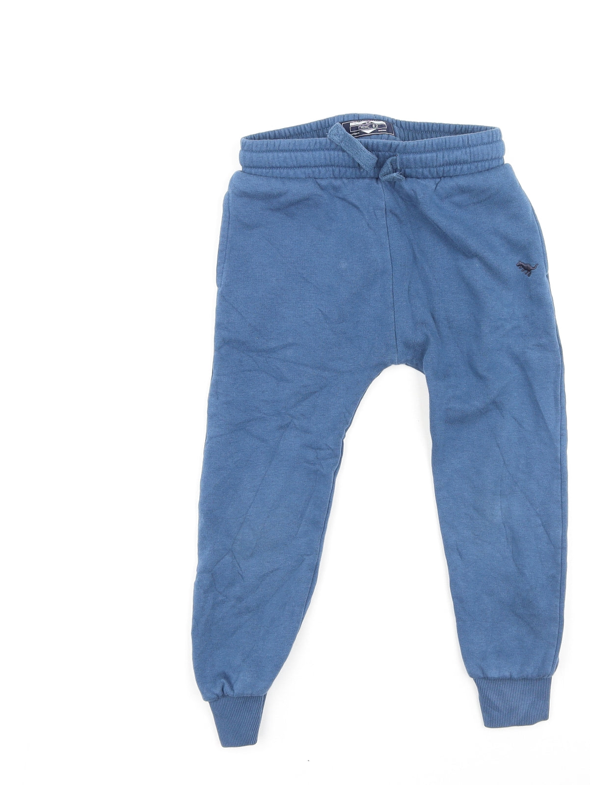 NEXT Boys Blue  Cotton Jogger Trousers Size 4-5 Years  Regular