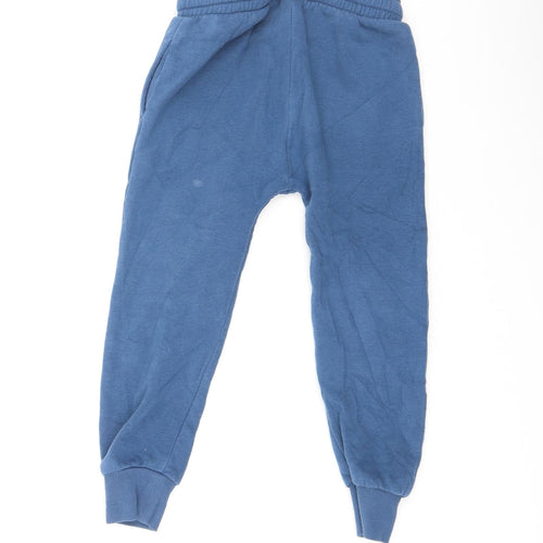 NEXT Boys Blue  Cotton Jogger Trousers Size 4-5 Years  Regular