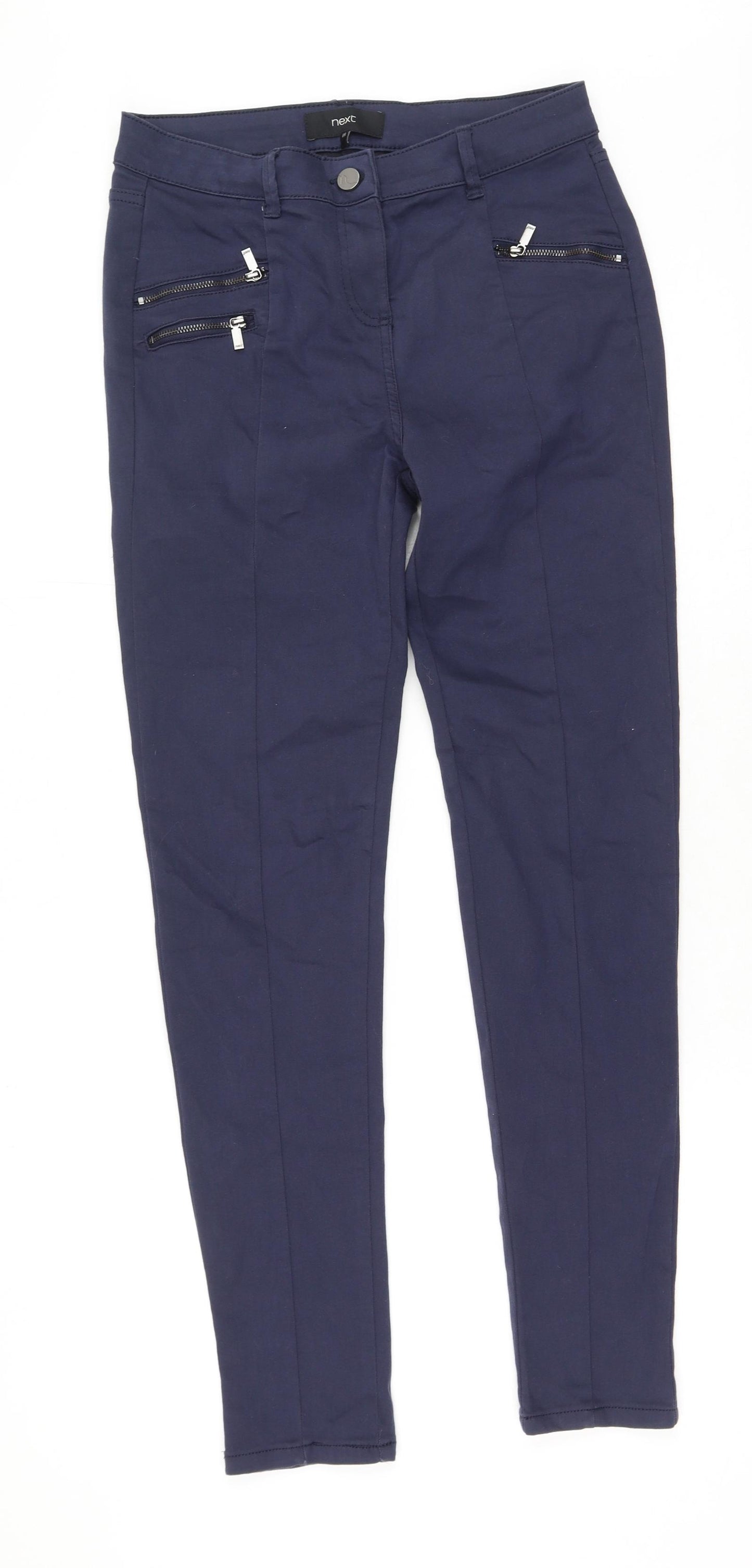 NEXT Womens Blue  Cotton Jegging Jeans Size 8 L28 in Regular