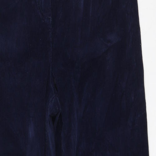 George  Womens Blue  Cotton Trousers  Size 8 L27 in Regular