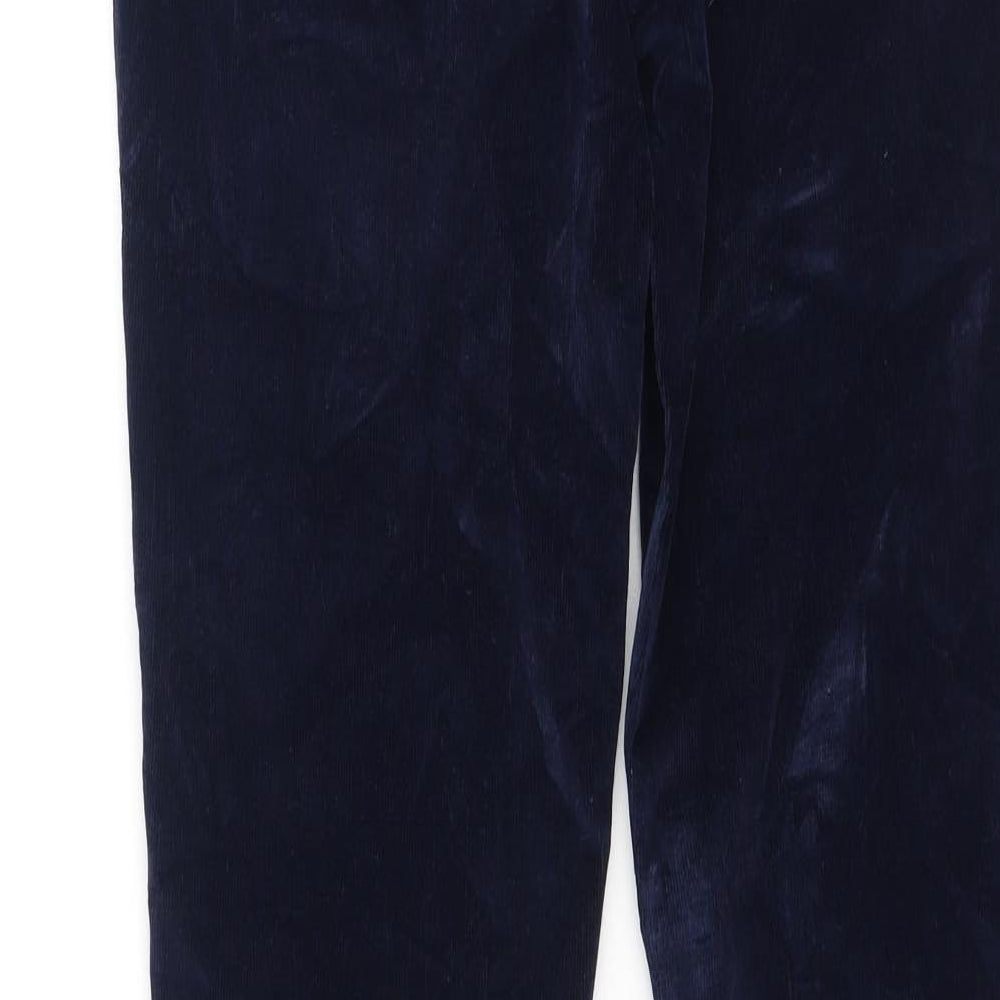 George  Womens Blue  Cotton Trousers  Size 8 L27 in Regular