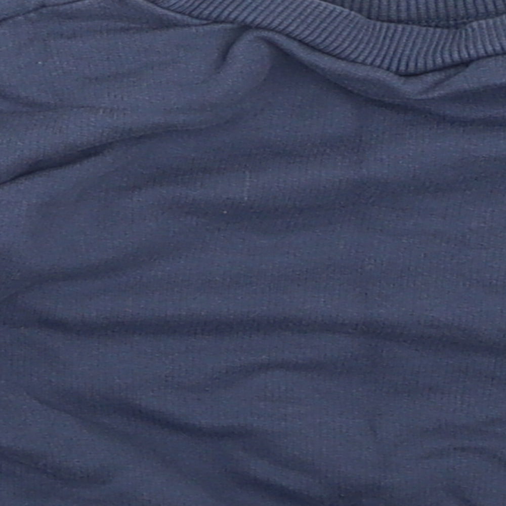 Dunnes Stores Boys Blue  Cotton Pullover Jumper Size 6-9 Months   - Christmas Jumper