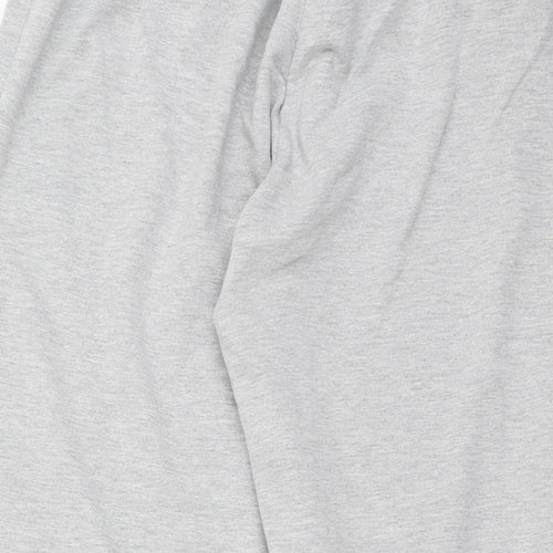 Dunnes Stores Womens Grey  Cotton Jogger Trousers Size 16 L20 in Regular