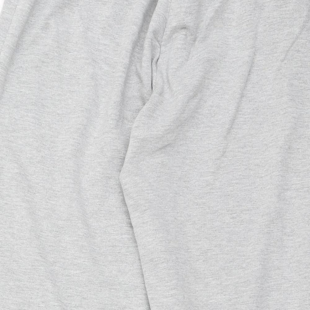Dunnes Stores Womens Grey  Cotton Jogger Trousers Size 16 L20 in Regular